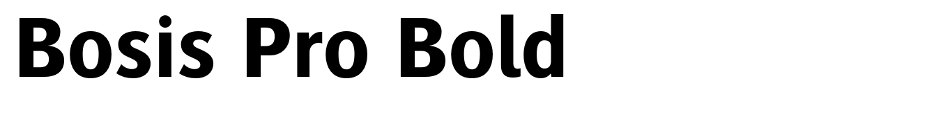 Bosis Pro Bold